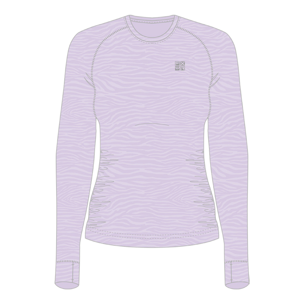 Термокофта FXR Atmosphere Lavender Zebra, M