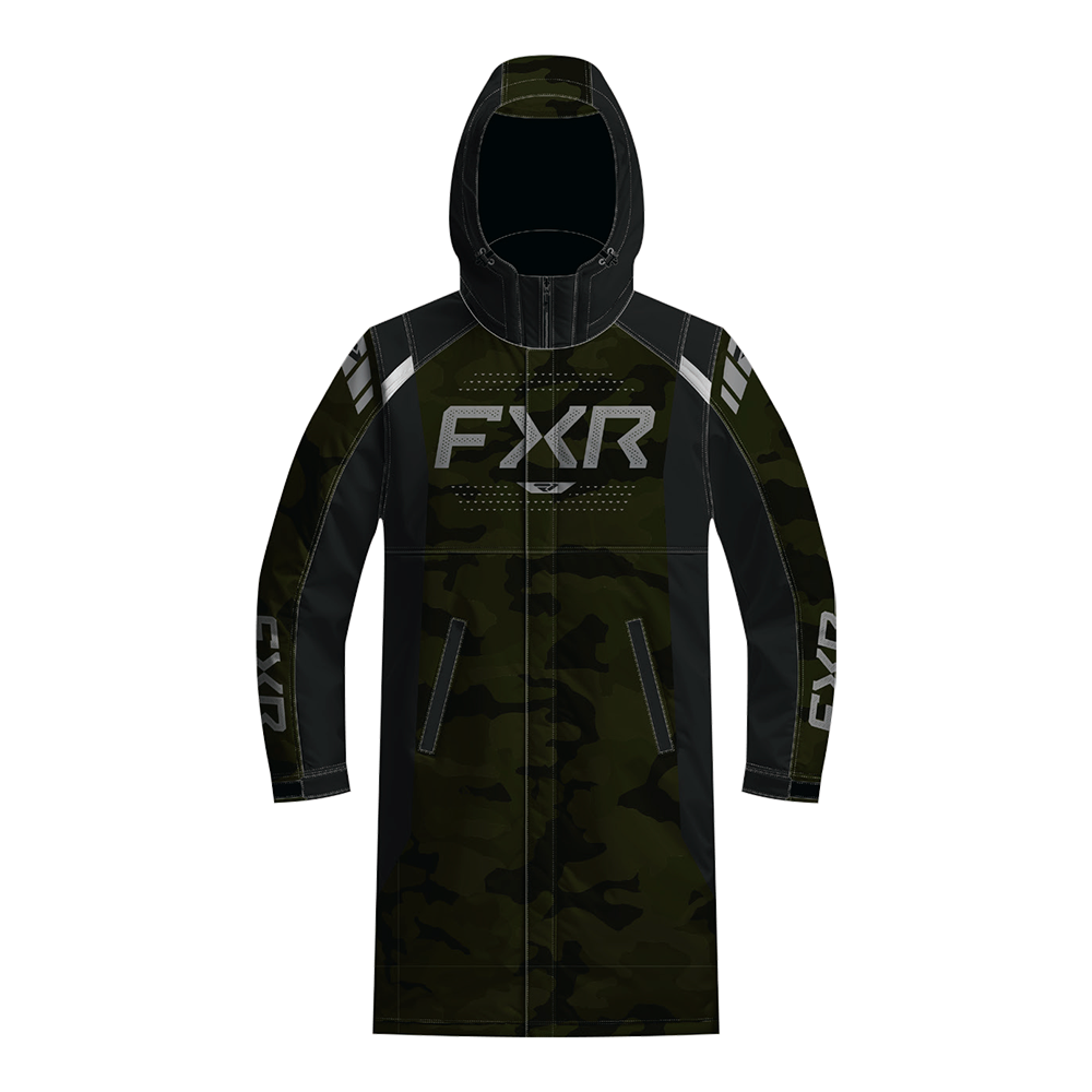 Пальто FXR Warm-Up с утеплителем Army Camo/Titanium, M