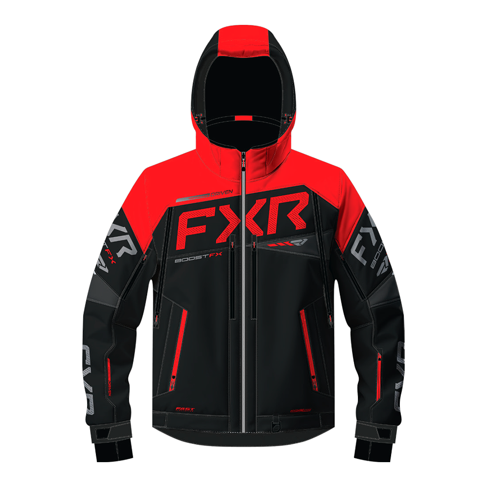 Куртка FXR Boost FX 2-in-1 без утеплителя Black/Red, XL