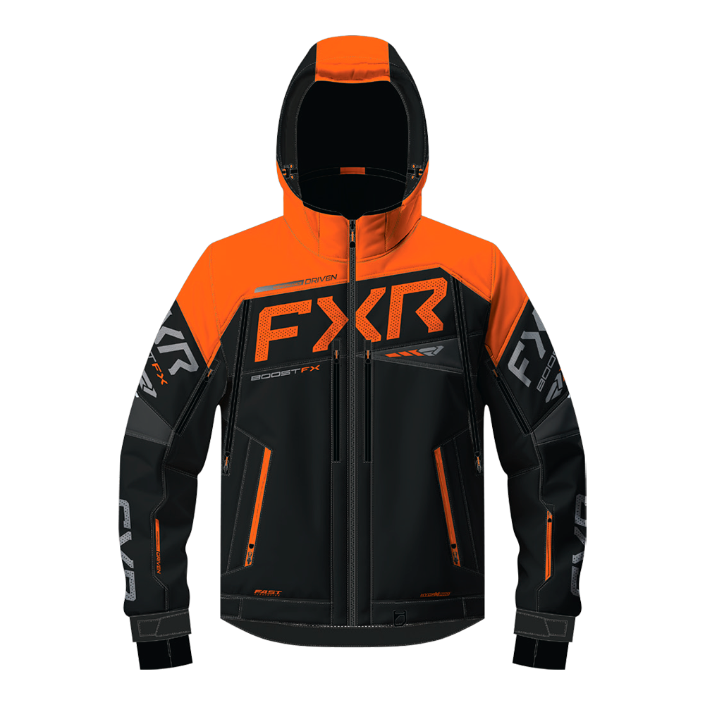 Куртка FXR Boost FX 2-in-1 без утеплителя Black/Orange, XL