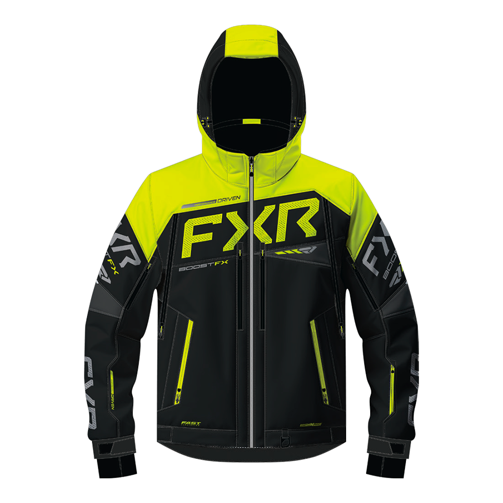 Куртка FXR Boost FX 2-in-1 без утеплителя Black/HiVis, XL