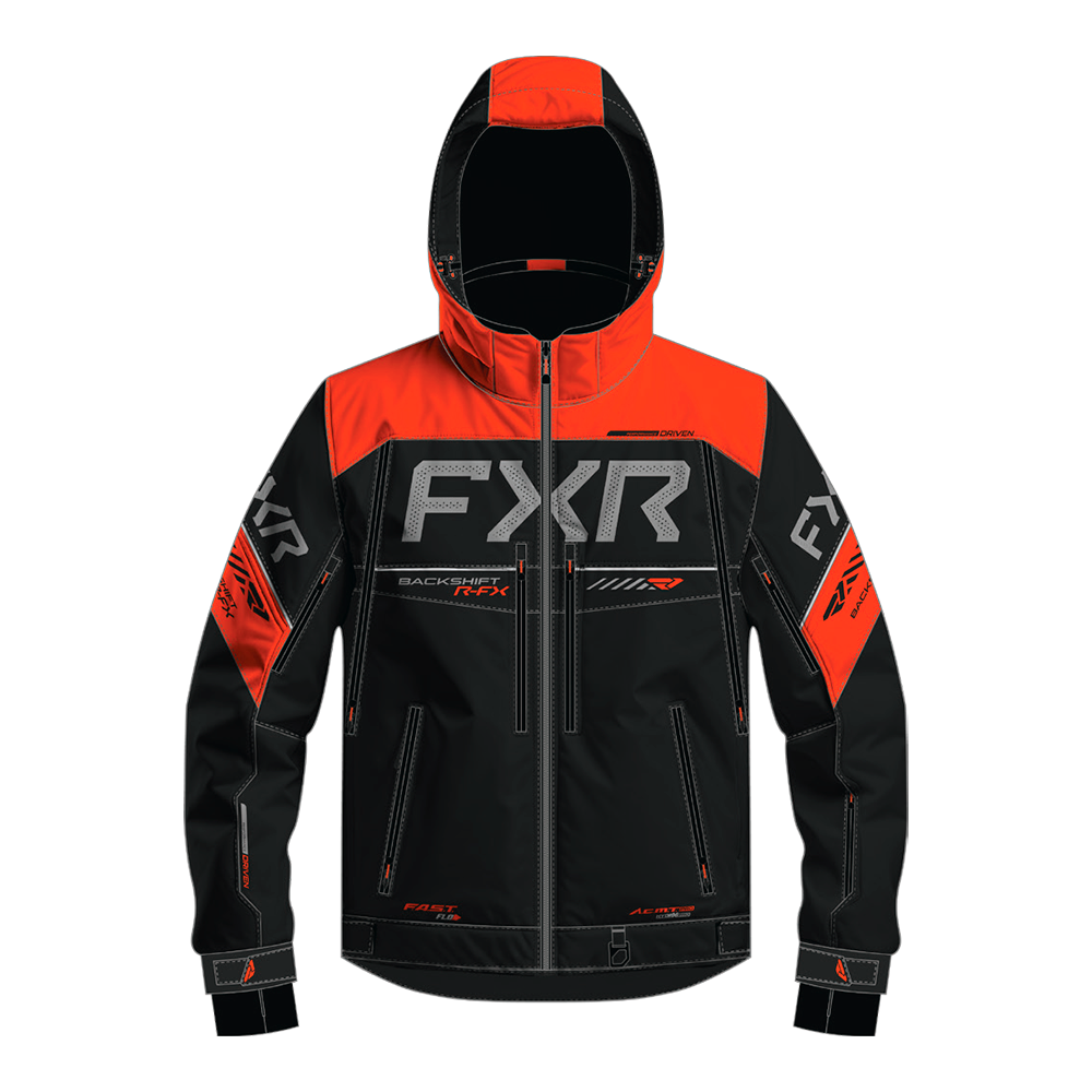 Куртка FXR Backshift R-FX 2-in-1 без утеплителя Black/Orange, M