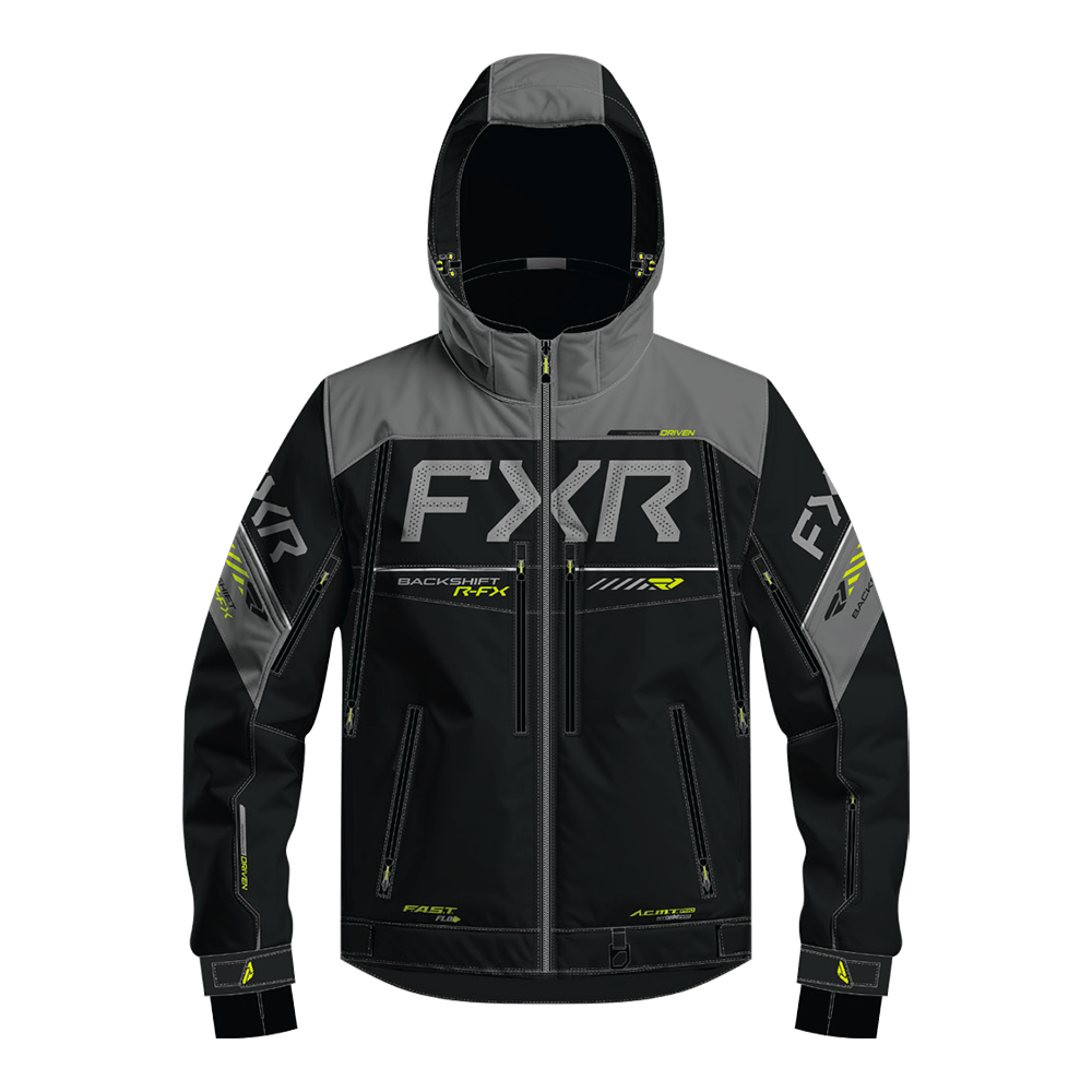 Куртка FXR Backshift R-FX 2-in-1 без утеплителя Black/Grey/HiVis, L