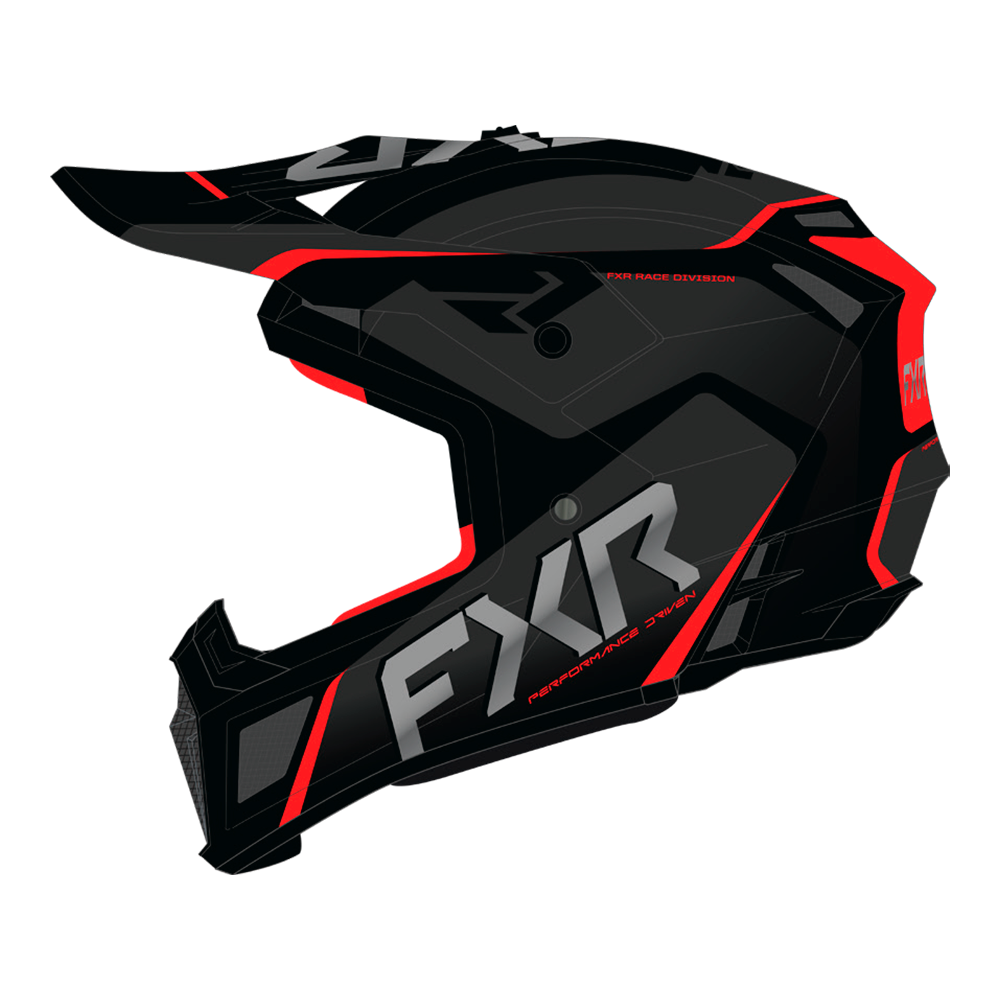 Шлем FXR Clutch Evo Black/Red, M