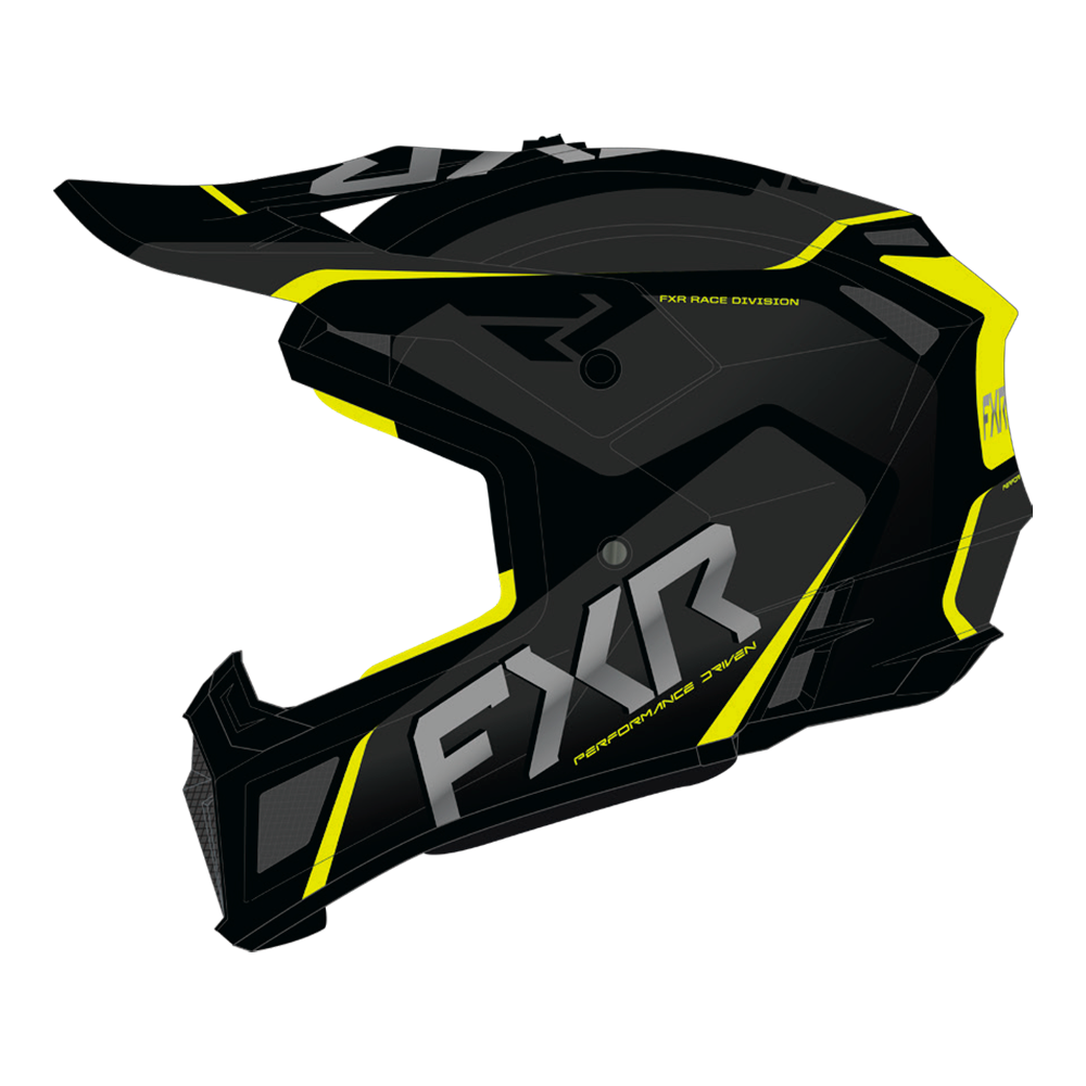 Шлем FXR Clutch Evo Black/HiVis, M
