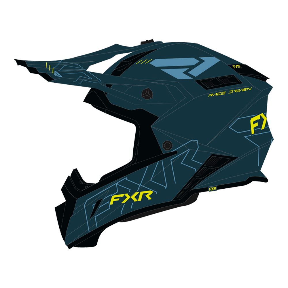 Шлем FXR Helium Prime Dark Steel/HiVis, M