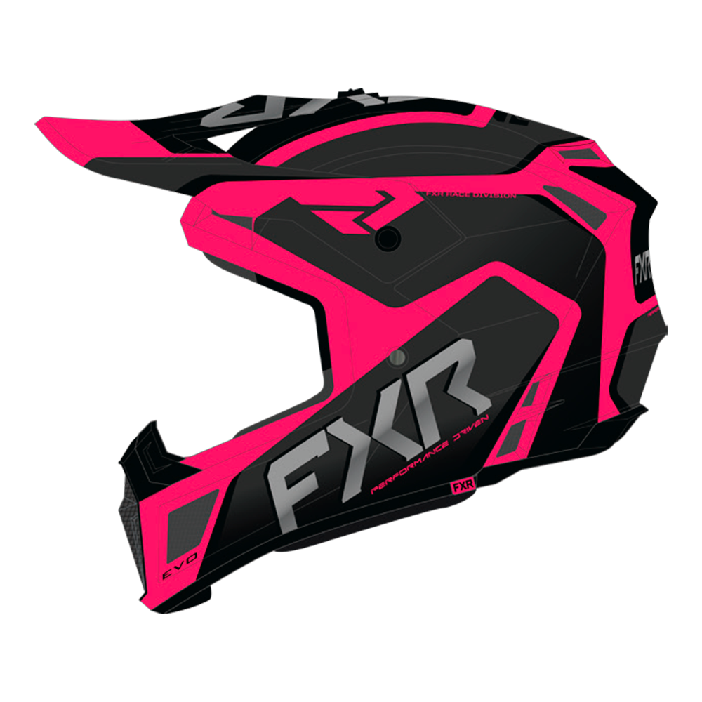 Шлем FXR Youth Clutch Evo Black/Razz, S