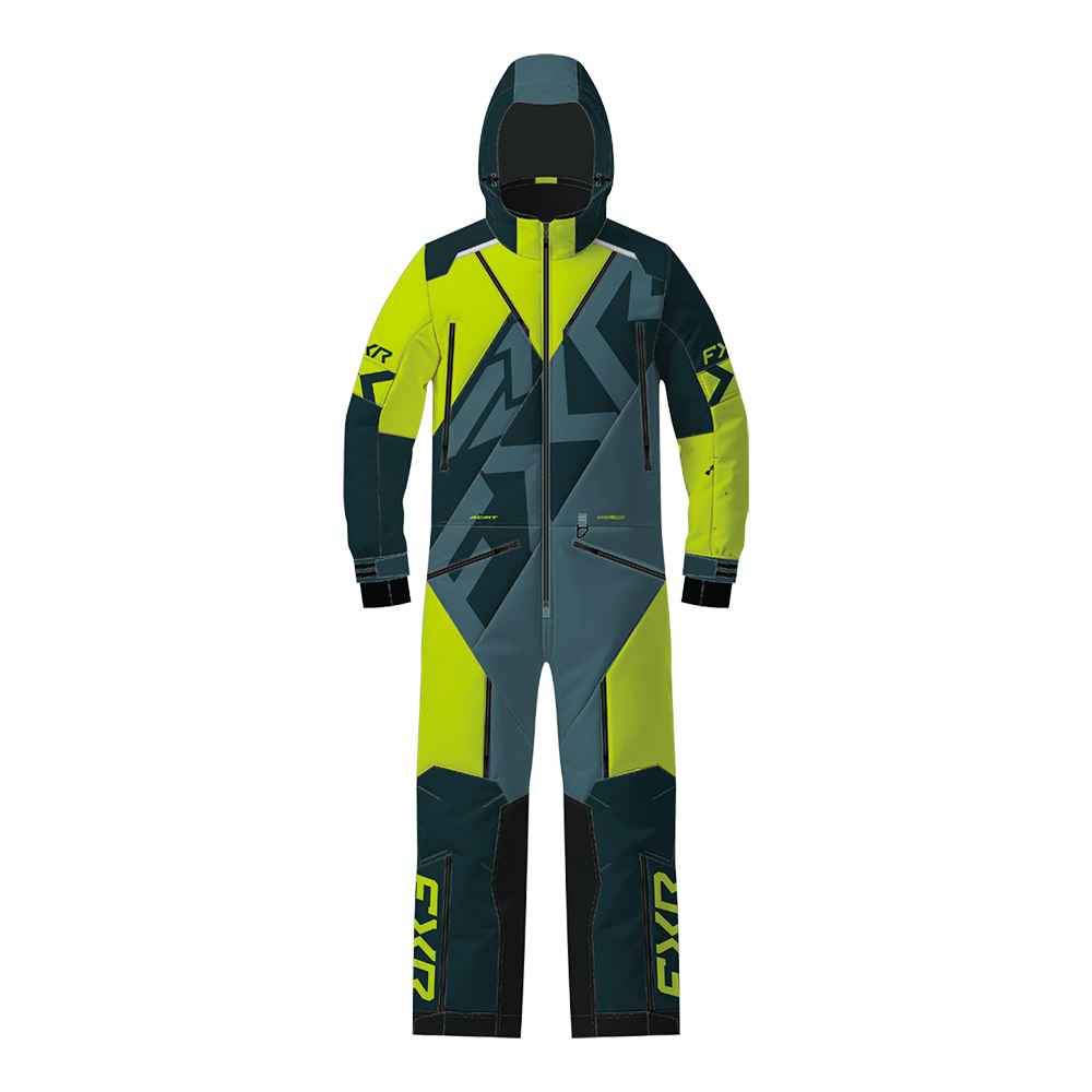 Комбинезон FXR Cold Cross CX без утеплителя Lt Steel/HiVis, M