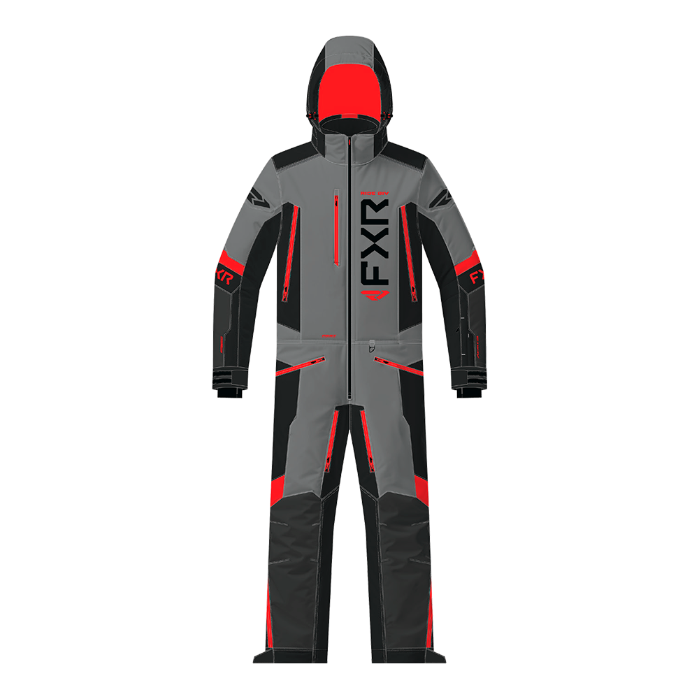 Комбинезон FXR Helium с утеплителем Titanium/Red, M