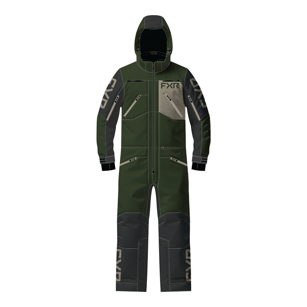 Комбинезон FXR Vertical MTX без утеплителя Army/Asphalt/Stone, M