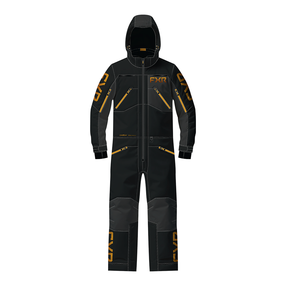Комбинезон FXR Vertical MTX с утеплителем Black/Asphalt/Kash