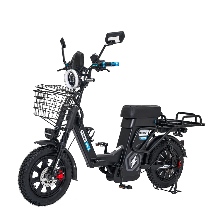 Электровелосипед Minako UNO 16R 30ah LifePo4 черный, черный