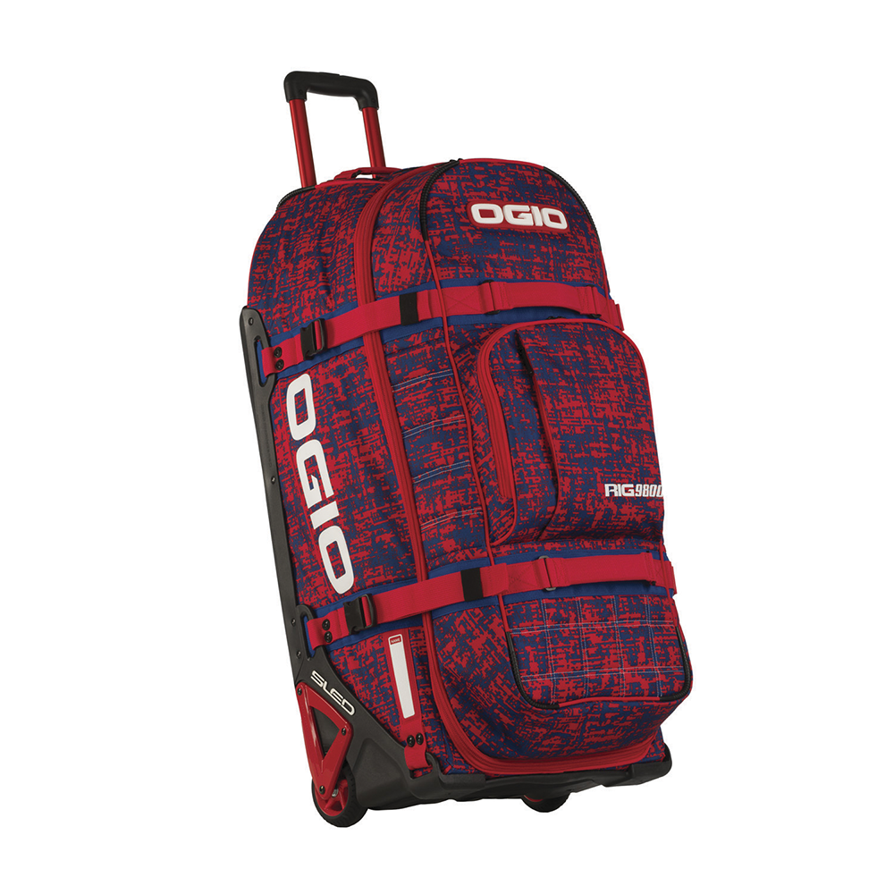 Сумка Ogio Rig 9800 на колесиках Chaos red/blue