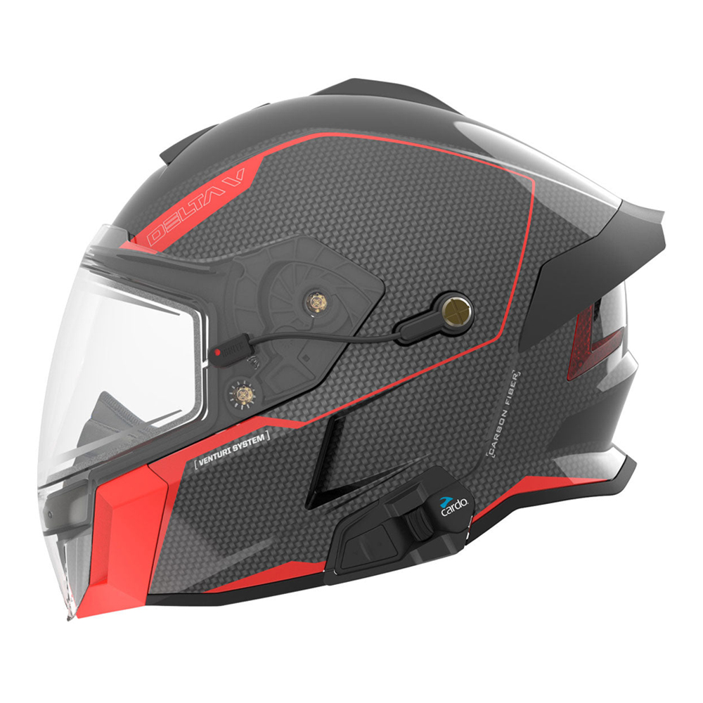 Шлем 509 Delta V Carbon Commander с подогревом Racing Red, MD