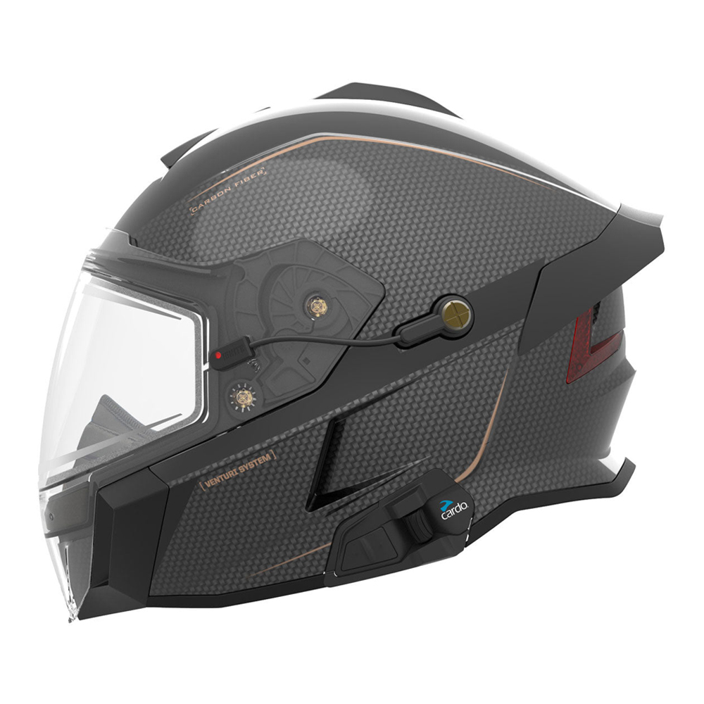 Шлем 509 Delta V Carbon Commander с подогревом Black Gold, LG