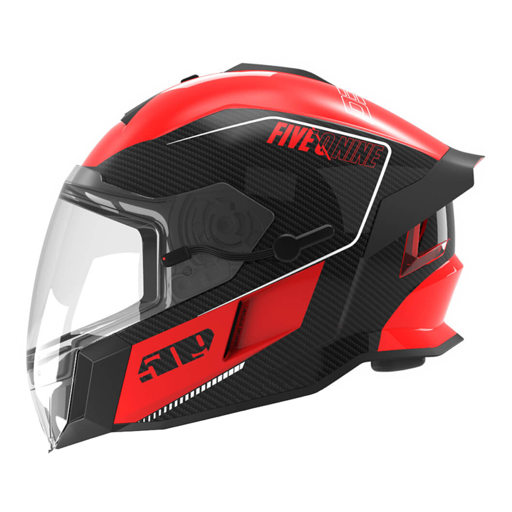 Шлем 509 Delta V Carbon Ignite с подогревом Racing Red, LG