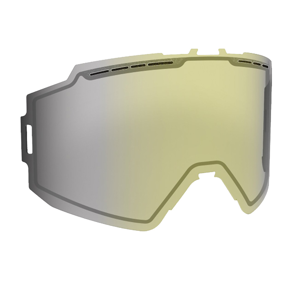 Линза 509 Sinister X6 без подогрева Chrome Mirror Yellow Tint