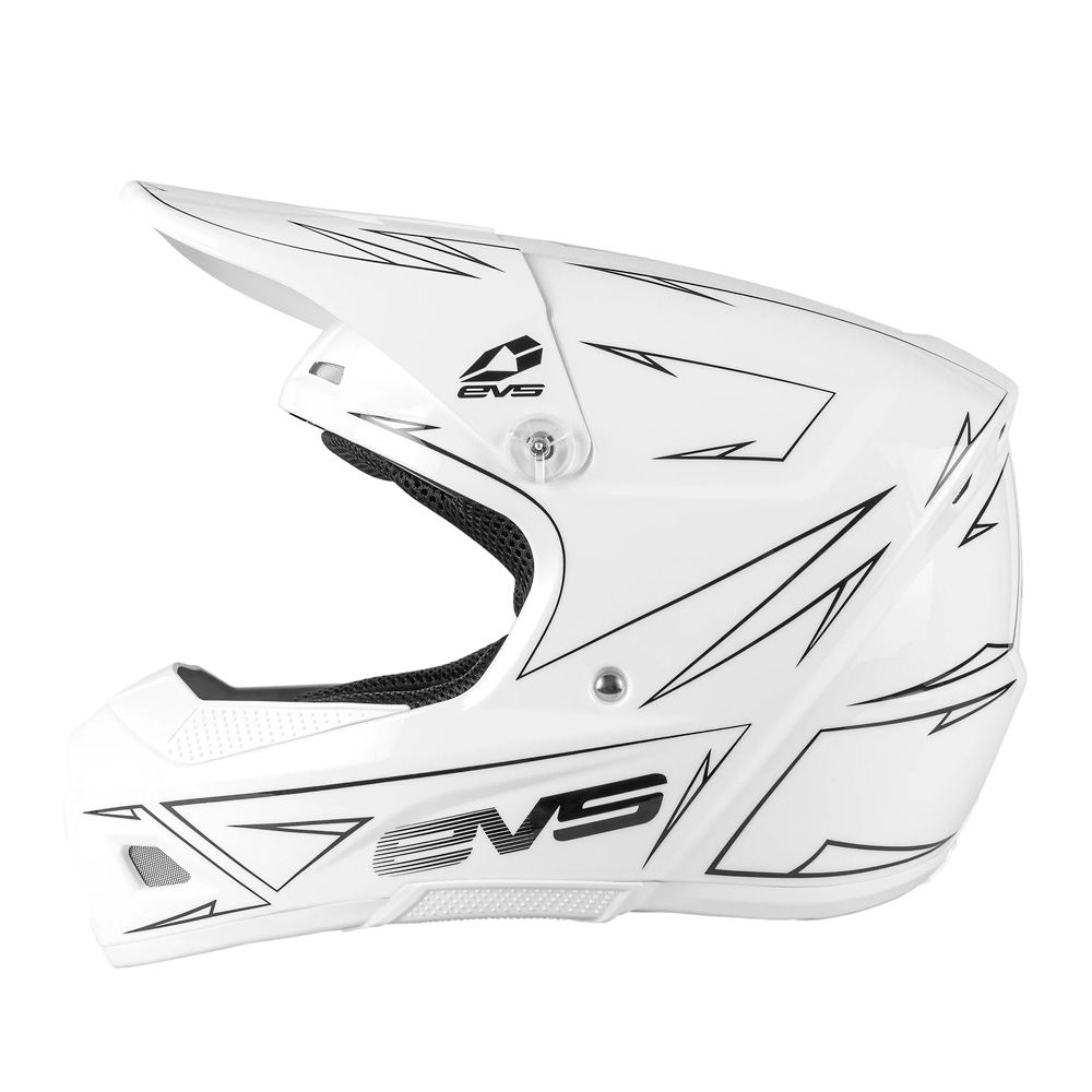 Детский шлем EVS T3 Pinner White, L