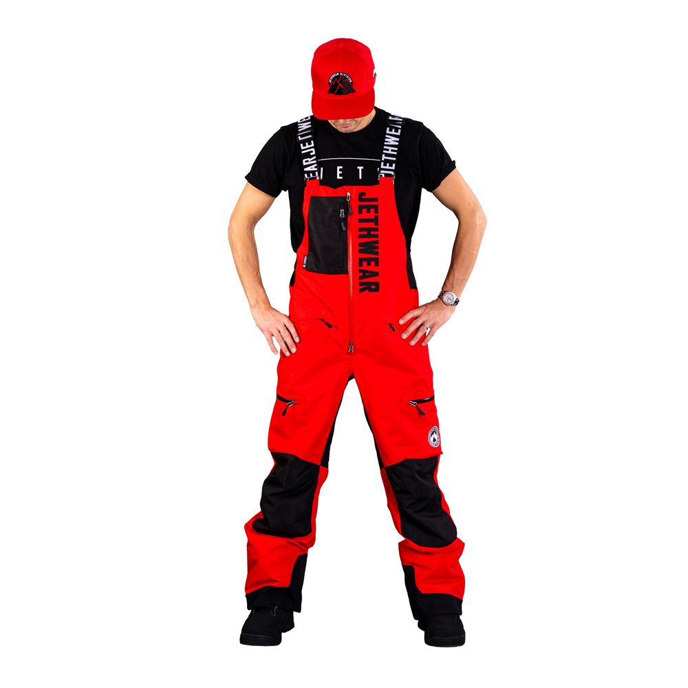 Полукомбинезон Jethwear Crest без утеплителя Red, L