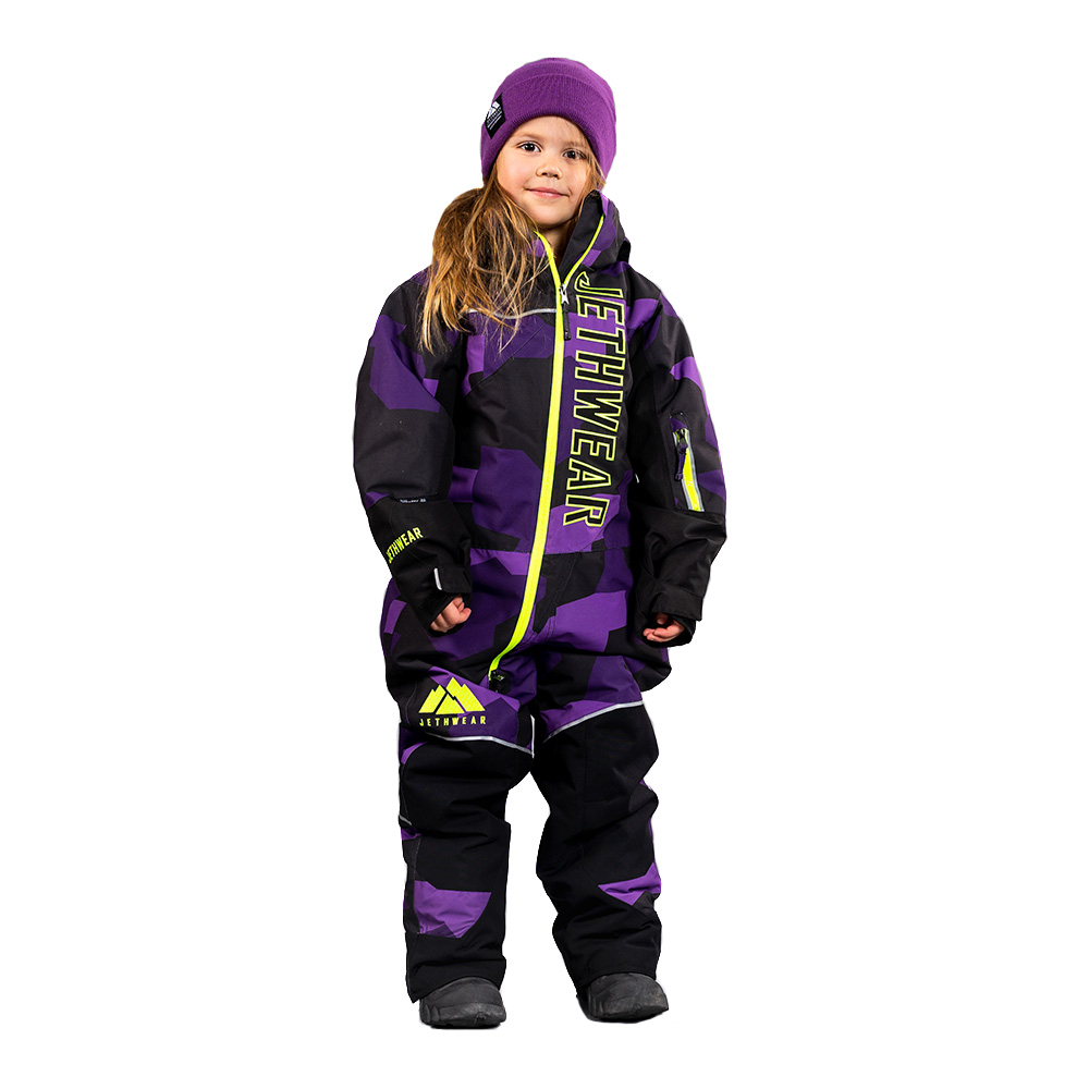 Детский комбинезон Jethwear Odin & Olivia с утеплителем Purple Camo, 122-128 (6-8Y)