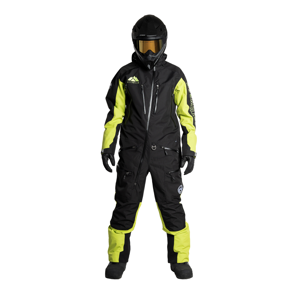 Комбинезон Jethwear The One без утеплителя Black/Lime, XXL