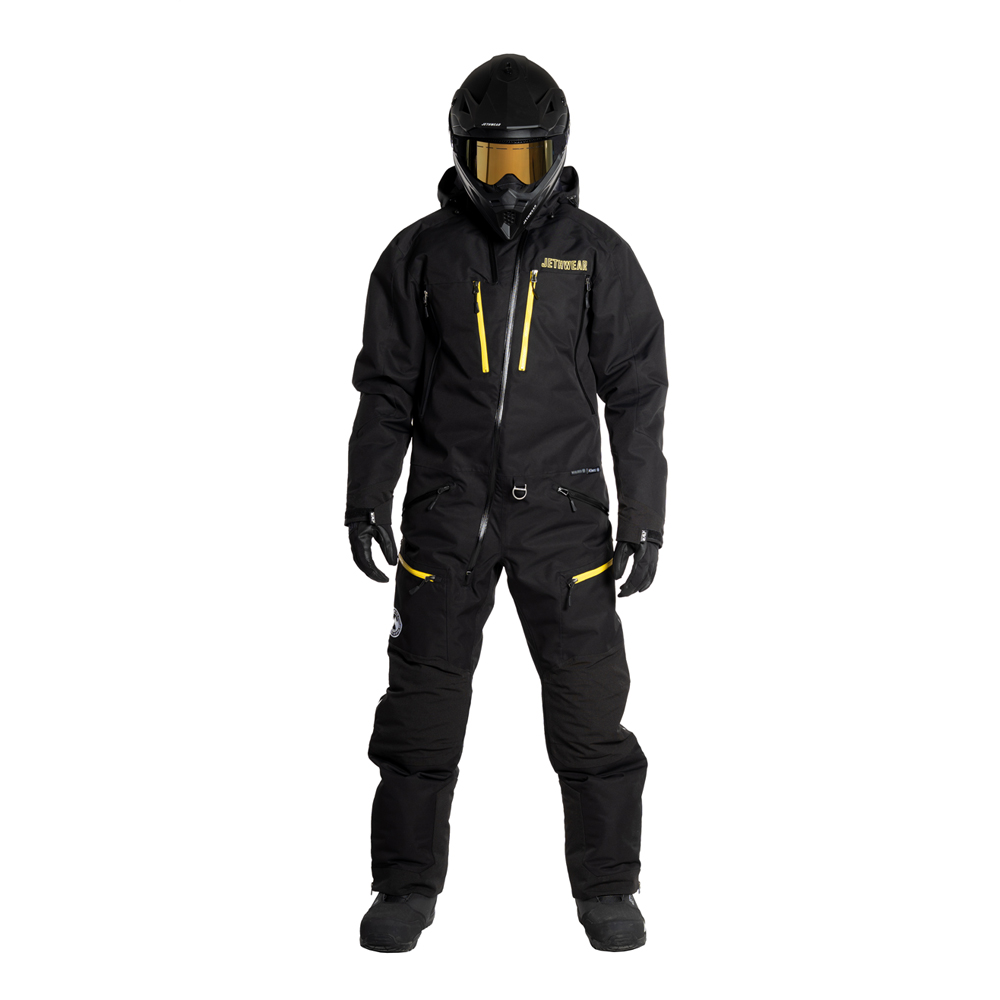 Комбинезон Jethwear Freedom с утеплителем Black/Yellow, XXL