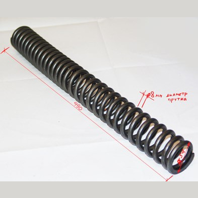 Пружина передней стойки снегоход Stels Viking S800 2800564 JU055763