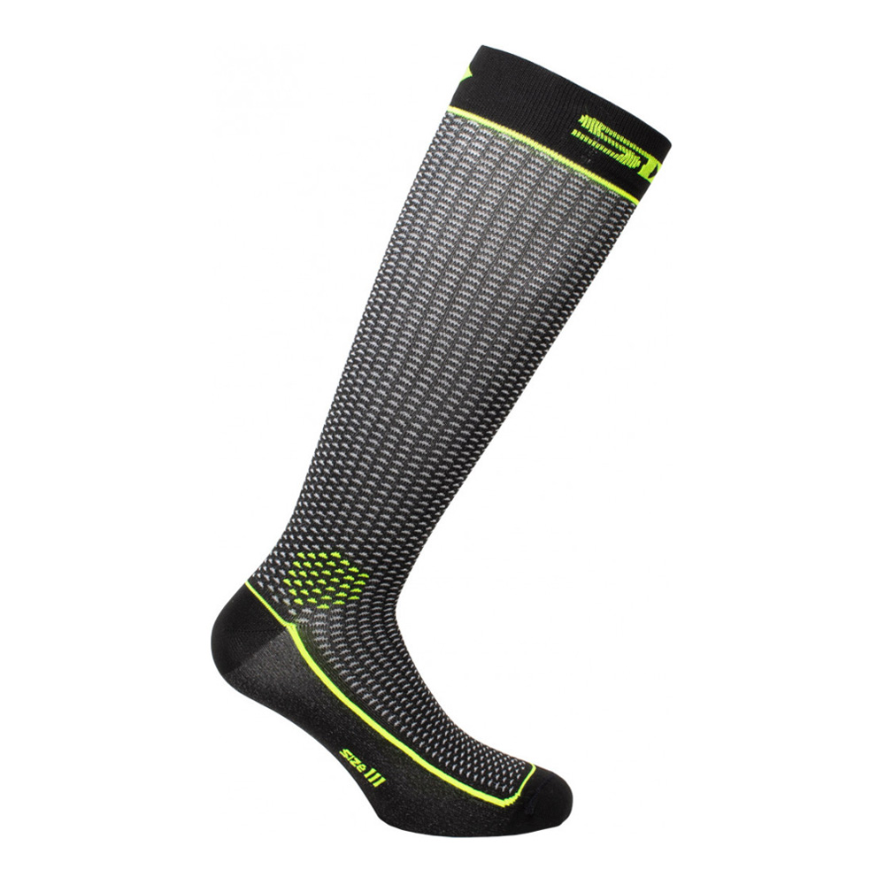 Носки SIXS LONG2 Black Carbon/Yelow, 40/43, Артикул: LON2-II-NEGI