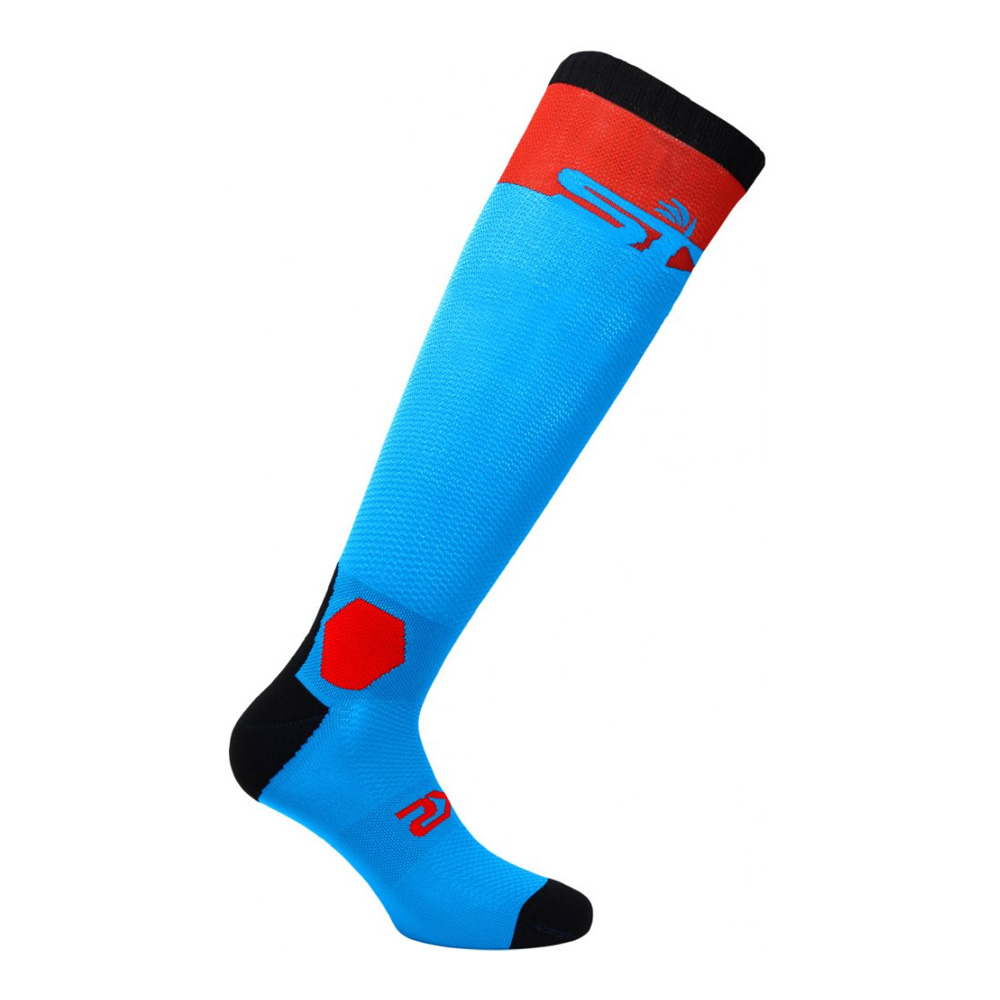 Носки SIXS LONG RACING Turquoise/Red, 40/43, Артикул: LORA-II-TURO