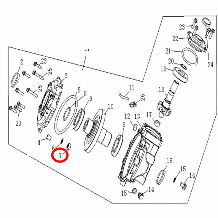 Штифт стопорный задн.редуктора 4.8x12.8x12.8мм Stels ATV 300B сталь 3.3.01.0040 LU019115