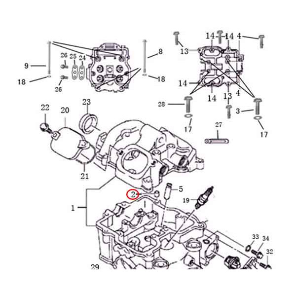 Втулка направляющая 6x8х11мм Stels Leopard 600\650 сталь 9801-080-110 LU065308