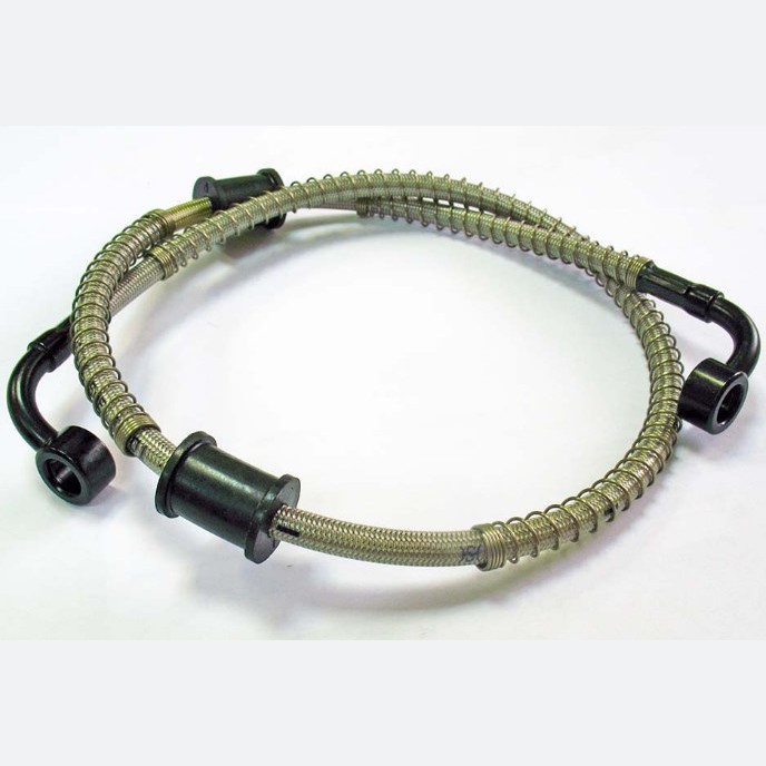 Шланг тормозной передний армированный 750мм Stels Leopard 350602-102-0001 LU083607