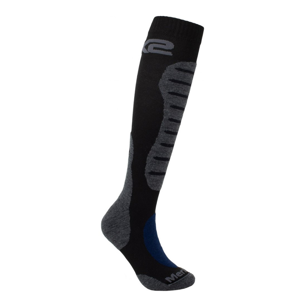 Носки SIXS MOT2 MERINOS Black/Grey, 40/43, Артикул: M2ME-II-NEGR