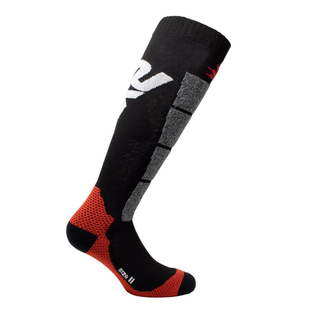 Носки SIXS SPEED2 Black/Red, 36/39, Артикул: SPE2--I-NERO