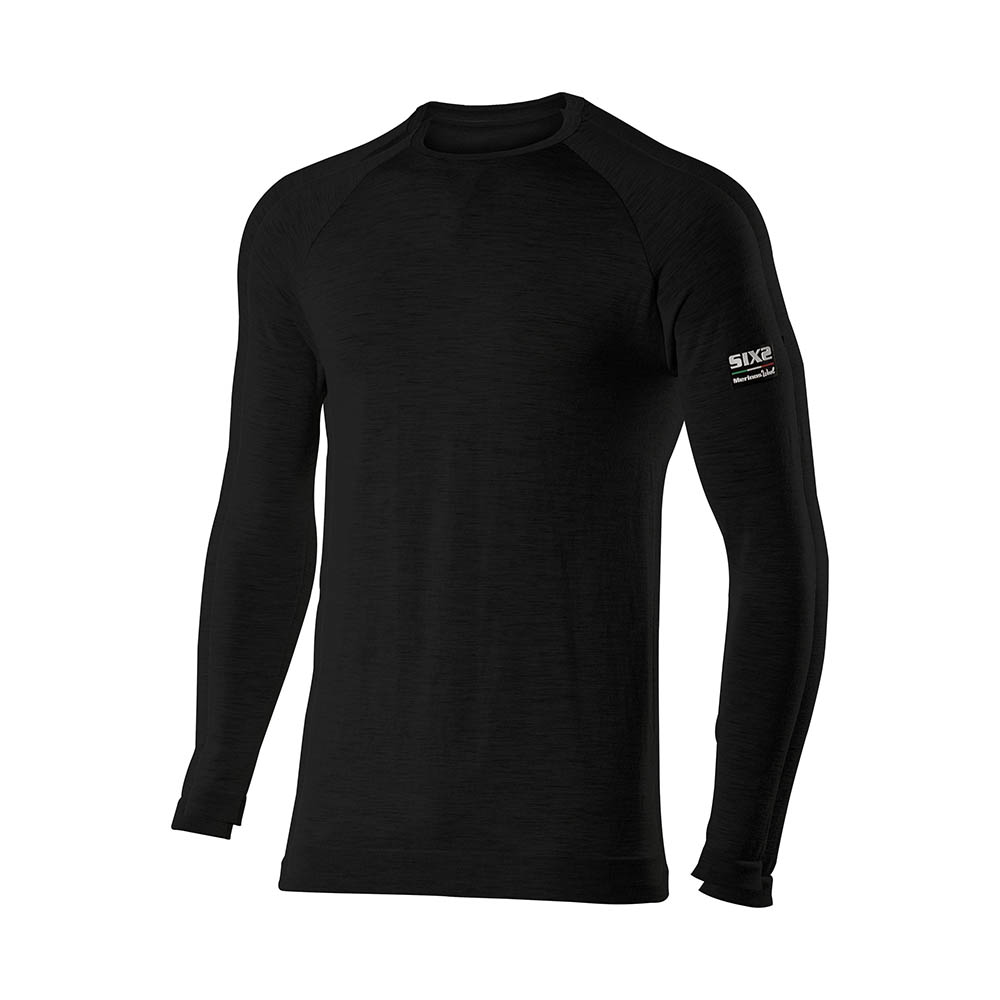 Термокофта SIXS TS2 MERINOS Wool Black, S/M