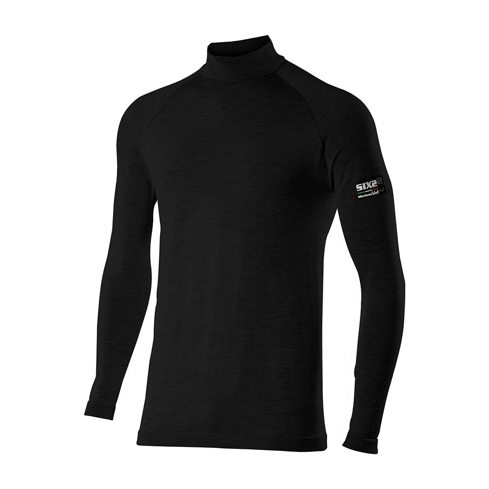 Термокофта SIXS TS3 MERINOS Wool Black, S/M