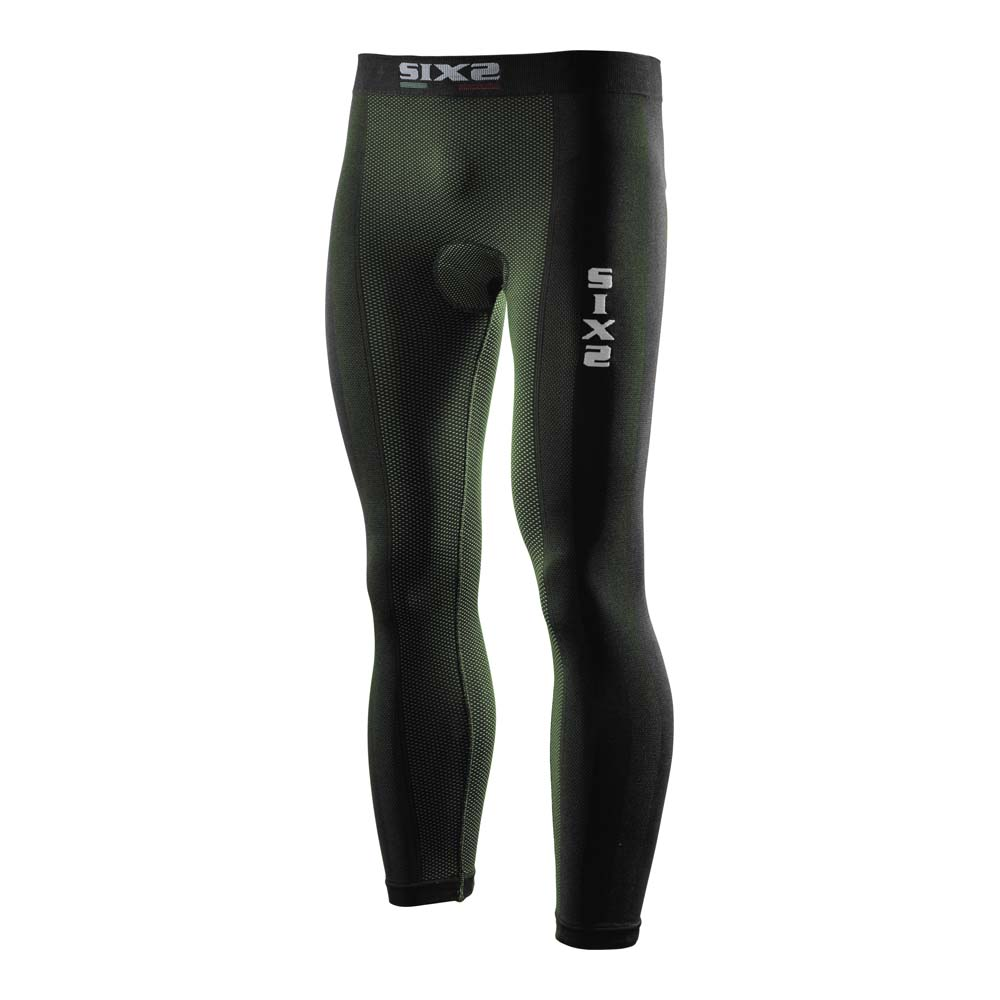 Леггинсы SIXS PN2 с вставкой DARK GREEN, L