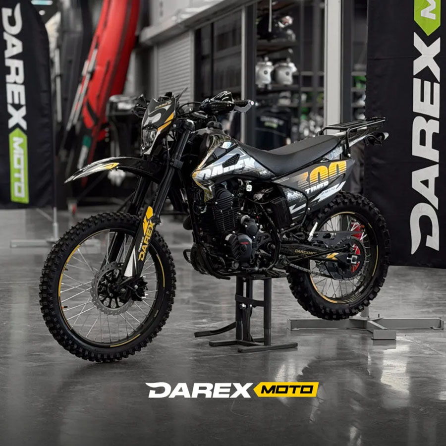 Мотоцикл эндуро Darex Timer 300 Черно-оранжевый