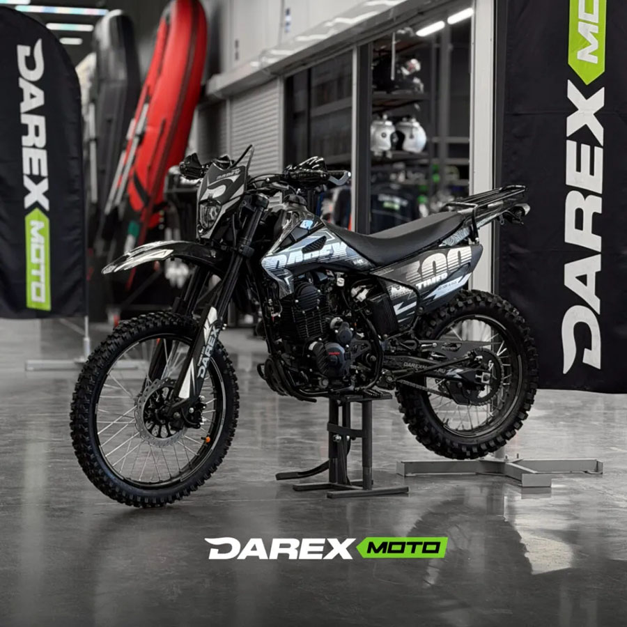 Мотоцикл эндуро Darex Timer 300 Черно-серебряный