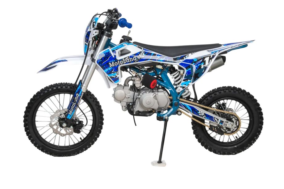 Питбайк  Motoland TCX125 E 17/14 синий NEW