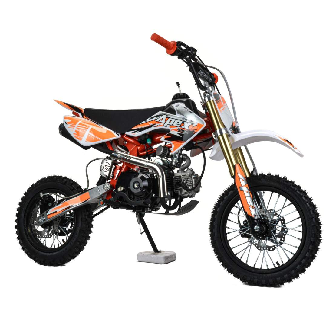 Питбайк 110 APEX10 E оранжевый 14/12