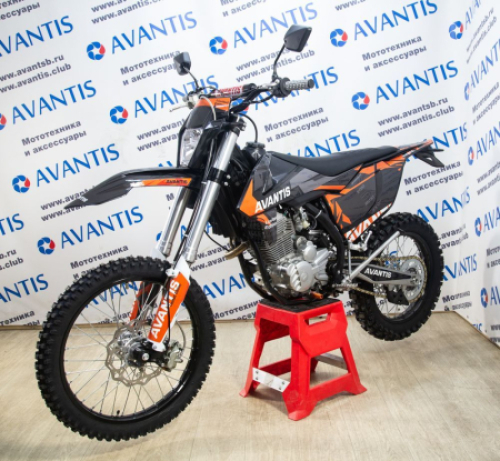 Мотоцикл Avantis Enduro 250 21/18 (172 FMM Design KT черный) с ПТС