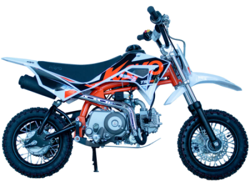 Питбайк KAYO EVOLUTION YX125EM 17/14 KRZ (механ. сцепл., эл. стартер 2022 г.)