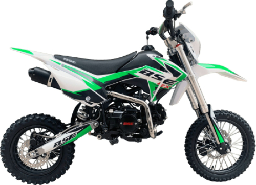 Питбайк BSE EX125 14/12 Green (015), арт. B0EXDF015CGH2