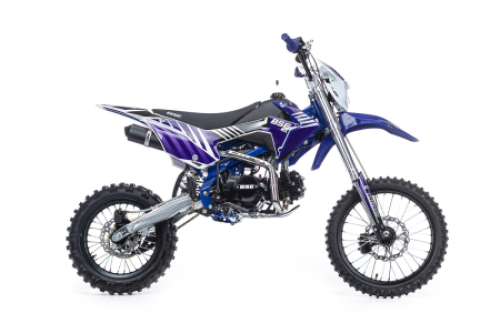 Питбайк BSE MX 125 17/14 (ZS) Racing Blue 3, арт. B0MX12560EBB2