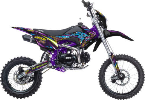 Питбайк BSE MX125 Purple Dragon (015), арт. B0MXDF015EAB1