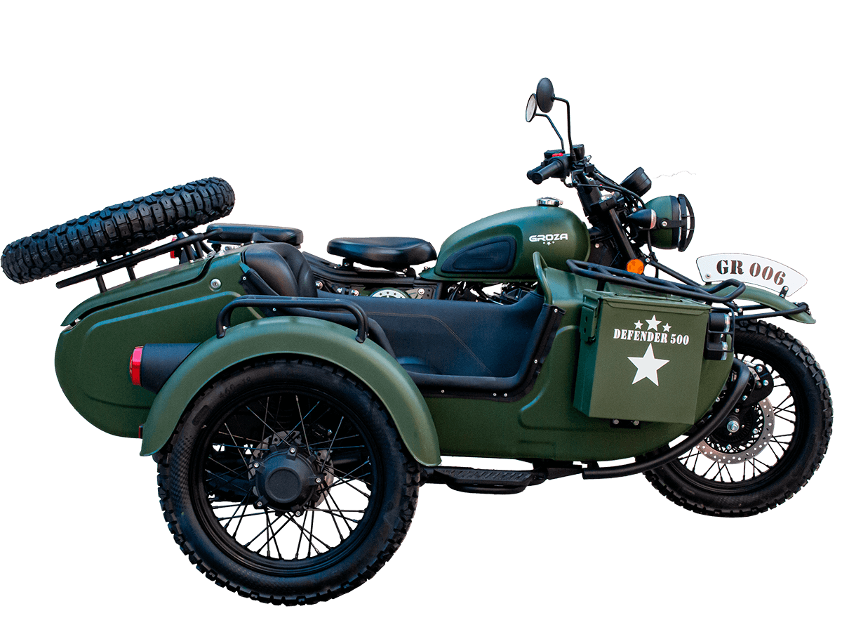 Мотоцикл с коляской GROZA DEFENDER 500 (4T EFI) (2023 г.)