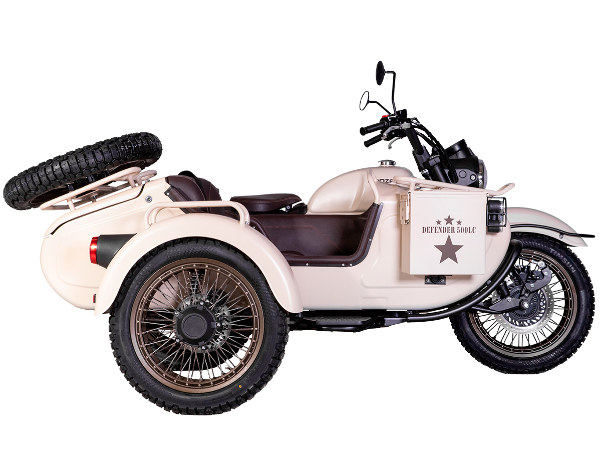 Мотоцикл с коляской GROZA DEFENDER 500 LC (4T EFI- Жидкостное Охл.) (2024 г.)