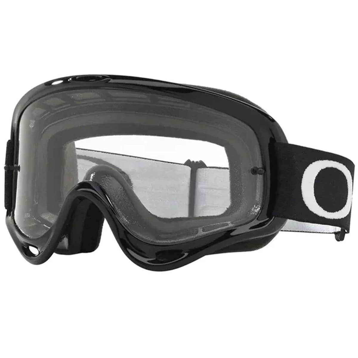 Очки для мотокросса OAKLEY O-Frame Solid черные глянцевые / прозрачная  (OO7029-53)