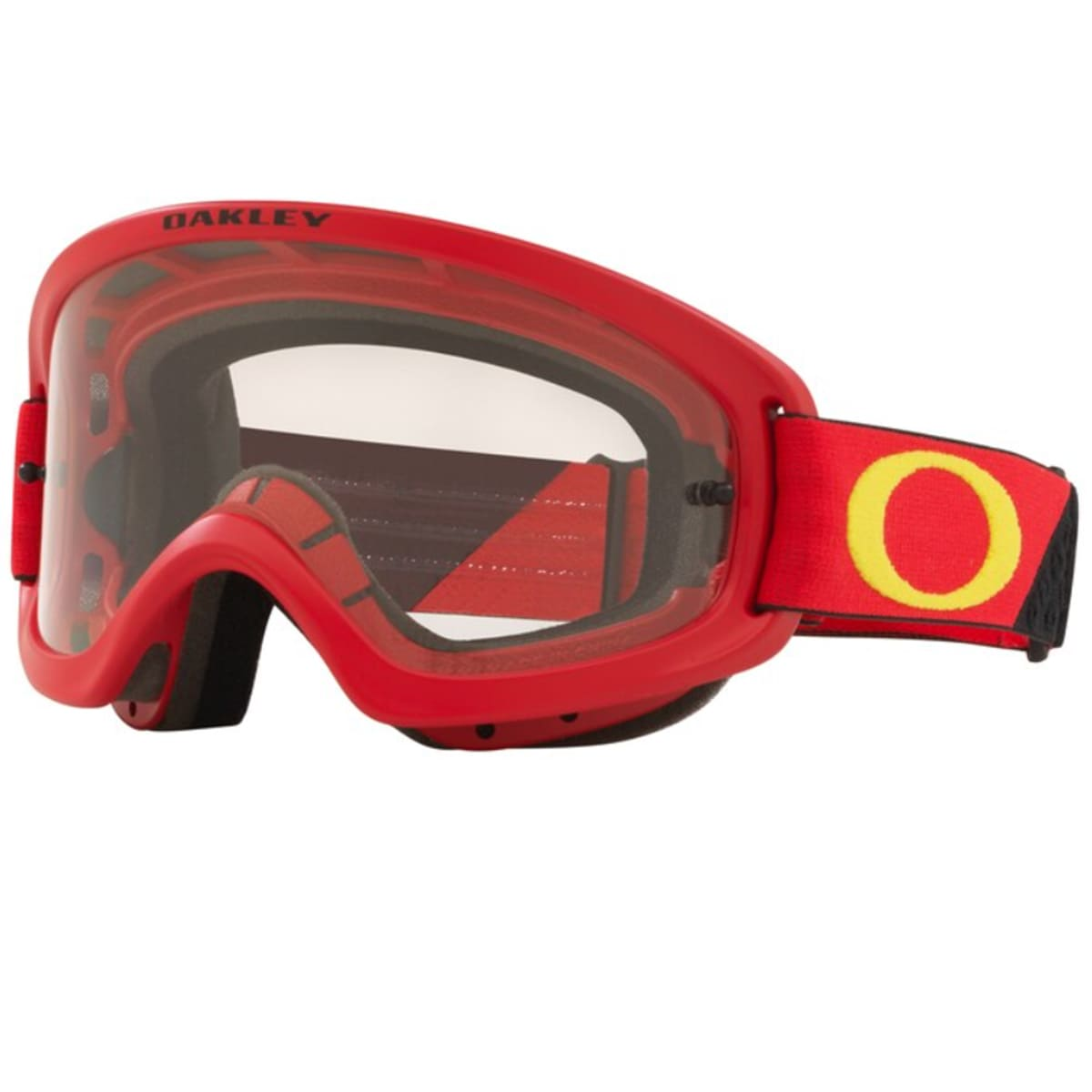 Очки для мотокросса OAKLEY O-Frame 2.0  PRO YOUTH MX Heritage красные/желтые/ прозрачная (OO7116-02)
